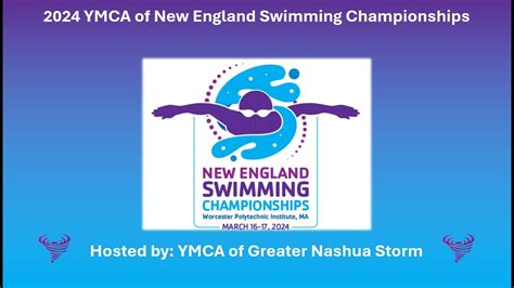 Worcester, MA March 18-19, 2023 Session 1 Class C 11 & 12 Girls. . 2023 ymca new england swimming championships time
